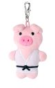 Nyckelring med plysgris